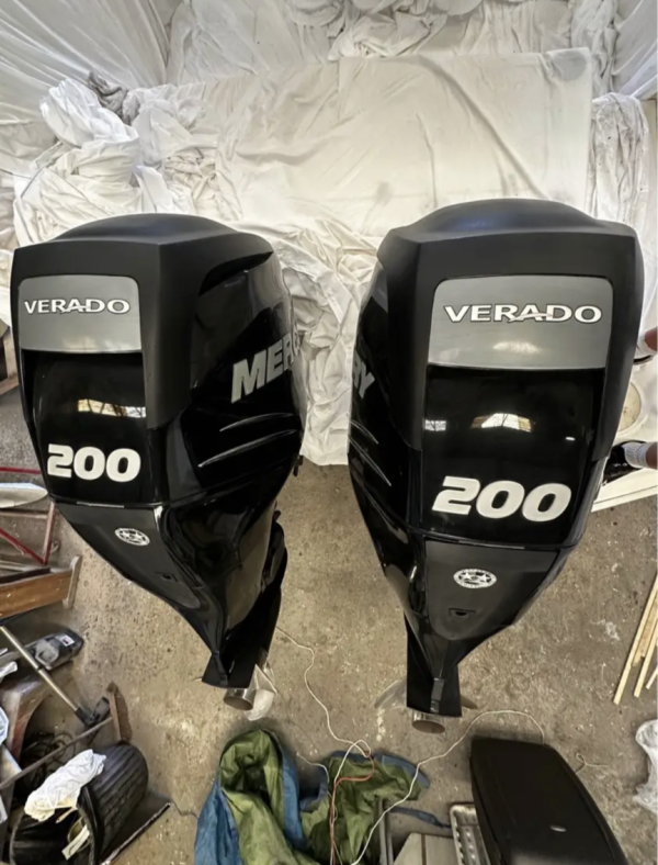 2017 Mercury Twin Verado 200 HP outboard motors