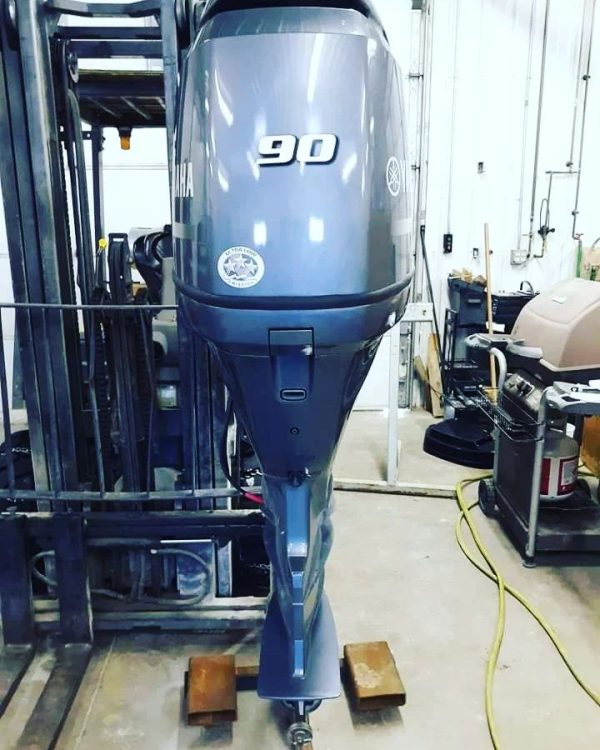 2018 Yamaha F90LB 90 HP Outboard Motor - Image 3